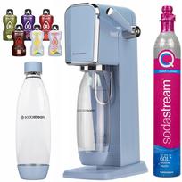 Sodastream ART mėlynas vandens sotintuvas, viena buteliukas, kasetė, priedai