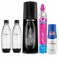 Vandens gazavimo aparatas SODASTREAM TERRA juodas su PEPSI koncentratu