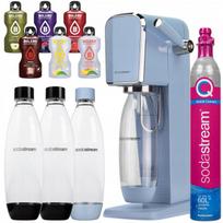Sodos gaminimo aparatas SodaStream ART Blue su 3 buteliais, kasete ir priedais