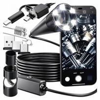 Endoskopinė tikrinimo kamera Android, HD, 5 m, USB, automobilių vamzdžiams