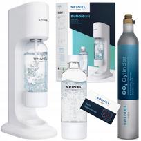 Vandens gazatorius Spinel Soda BubbleON White, 1 l butelis, su kapsule