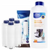 4 vnt. Delonghi AL-S002 filtrai ir universalus nukalkinimo skystis 500 ml