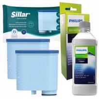 Filtrai Sillar Philips LatteGo Saeco, 2 vnt., su nukalkintoju