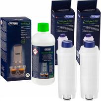 Nukalkinimo skystis 500 ml ir 2x DeLonghi Express filtrai SER3017 DLS C002