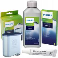 Kavos aparato Saeco Philips Latte Go nukalkinimo tabletės ir riebalų filtras