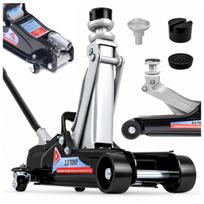 Automobilio keltuvas JACK LOW PROFILE FROG 2,5T su stipriu guminiu priedu