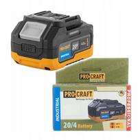 Akumuliatorius Procraft 20 V 4 Ah 20/4 Industrial
