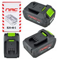 Akumuliatorius 20V NAC B20-40-S 4Ah