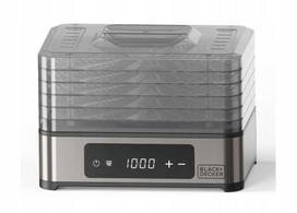 Maisto džiovyklė Black+Decker, 5 padėklai, 400 W, laikmatis, 35–70°C