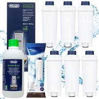 Filtras Delonghi AL-S002, 6 vnt., EcoDecalk nuosėdų šalinimo skystis 500 ml