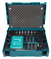 Grąžtų ir antgalių rinkinys 62 vnt. Makita B-53908 Makpac dėžėje