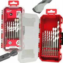 Grąžtų rinkinys MILWAUKEE 4-12mm 8 vnt. betonui, metalui, medienai, HEX