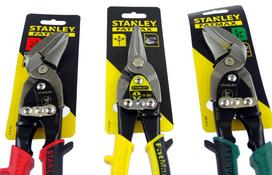 Metalo žirklės STANLEY KPL.3sz kairės, dešinės, tiesios