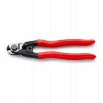 Plieninės trosų kirpimo žirklės KNIPEX 190mm 9561190
