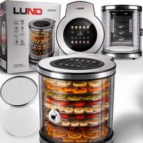 Maisto džiovyklė LUND 850W, 10 padėklų, reguliuojama temperatūra