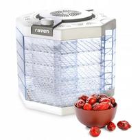 Maisto džiovintuvas RAVEN ESS001X, 240W, 5 sietai, baltas