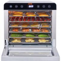 Maisto džiovyklė 6 padėklų 400W su matomu langu