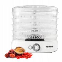 Maisto džiovyklė RAVEN ESS004X 500W 5 sietai balta