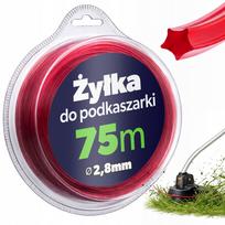 Žoliapjovės pjovimo valas 2,8mm x 75m COMBUSTION MOWER STAR