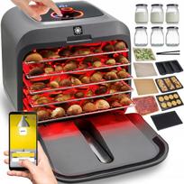 Grybų džiovintuvas Yoer 11in1, 500W, 5 sietai, didelis, infraraudonųjų spindulių, automatinis