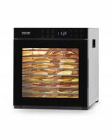 Maisto džiovyklė, 10 padėklų, 1000W, nerūdijantis plienas