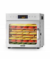 Maisto džiovyklė 400W, 8 padėklai su permatomu langeliu