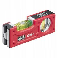 Mini gulsčiukas su 4 magnetais 4K5 IQM+, 3 vamzdžių ir latakų peiliai, 2% 05 mm/m
