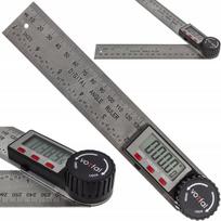 Skaitmeninis elektroninis kampamatis su LCD ekranu, 200 mm, 360°, plieninis