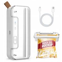 Nešiojamas maisto vakuumatorius USB, 2 lygiai, automatinis