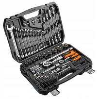 Raktų galvučių rinkinys 1/4'' 1/2'', 77 dalys, CRV 08-915 NEO TOOLS
