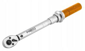 Veržliaraktis NEO TOOLS 1/4", 5–25 Nm, su kalibravimo sertifikatu
