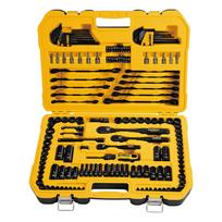 Raktų ir galvučių rinkinys DeWalt 184 dalių 1/4" 3/8" 1/2