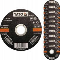 Metalo pjovimo diskai 115x1.2x22.2mm YATO, 10 vnt.