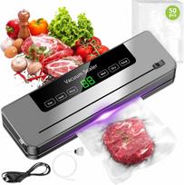 Automatinis vakuuminis suvirinimo aparatas maistui su 50 folijos maišelių