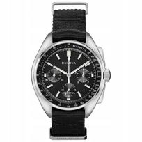 Vyriškas laikrodis Bulova 96A225 su juodu dirželiu
