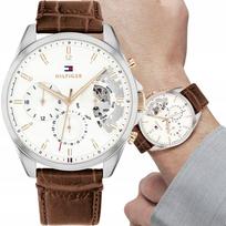 Vyriškas laikrodis Tommy Hilfiger 1710450 Baker Open Heart su dirželiu