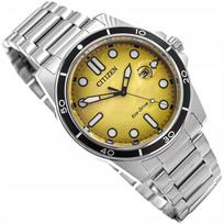 Vyrų laikrodis Citizen AW1816-89X Eco-Drive Marine sidabrinis su apyranke