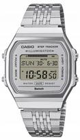 Laikrodis Casio Vintage ABL-100WE-7AEF, sidabrinis, Bluetooth, žingsniamatis