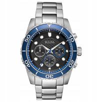 Vyriškas laikrodis Bulova Chronograph 98A212 sidabrinis 100m