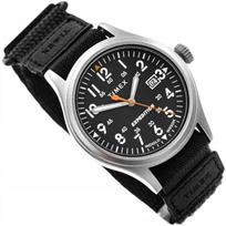 Vyriškas laikrodis Timex TW4B29600 Expedition Scout, juodas, Indiglo, 50 m