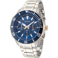 Vyriškas laikrodis Bulova 98A246 su chronografu, Luminova, atsparus vandeniui, dėžutėje