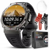 Išmanusis laikrodis vyrams GPS IP69K AMOLED Sport