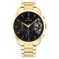 Vyriškas laikrodis Tommy Hilfiger 1710447 Baker Gold dėžutėje