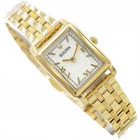 Moteriškas laikrodis Bulova 97L177 Sutton auksinis ant apyrankės