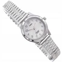 Moteriškas laikrodis Timex TWG063500 sidabrinis ant apyrankės