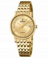 Moteriškas laikrodis Festina UF20021/2 nerūdijantis plienas auksinis Swiss Made