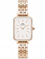 Moteriškas laikrodis Daniel Wellington Quadro Rose Gold DW00100672 su dėžute