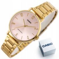 Moteriškas laikrodis Casio LTP-VT01G-4B, auksinis, su dovanų dėžute