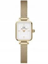 Moteriškas laikrodis Daniel Wellington Quadro Mini 15mm DW00100725 su dėžute