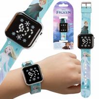 Vaikiškas laikrodis Frozen Anna Elsa su LED ekranu